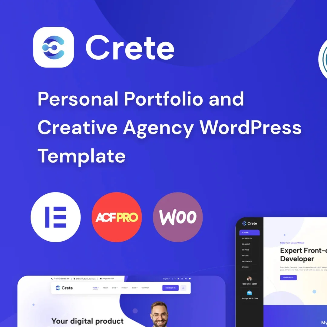 Crete – Portfolio and Agency WorPress Theme