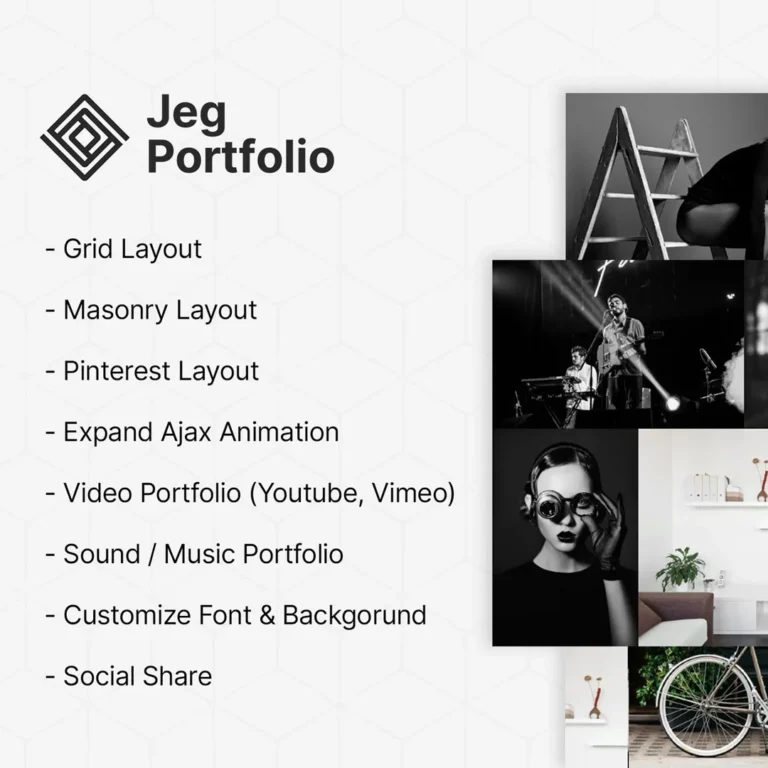 Jeg Portfolio – Portfolio & Gallery Plugin