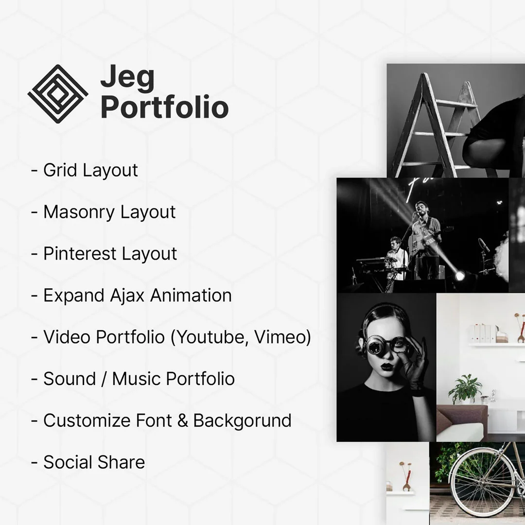 Jeg Portfolio – Portfolio & Gallery Plugin