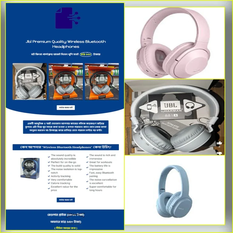 Premium Quality Wireless Headphones – Cartflows Landing Page