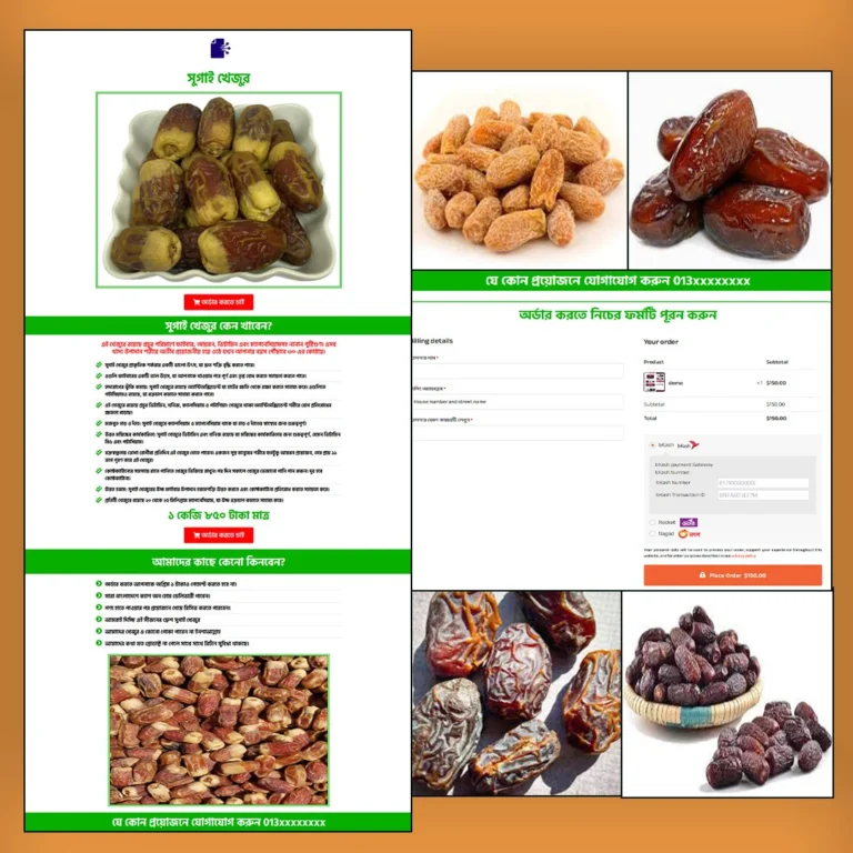 Sugai Khejur – Cartflows Landing Page